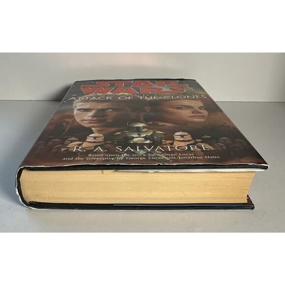 Star Wars: Episode 2 ATTACK OF THE CLONES R. A. Salvatore HC 1st Ed 1st Print - Picture 4 of 9